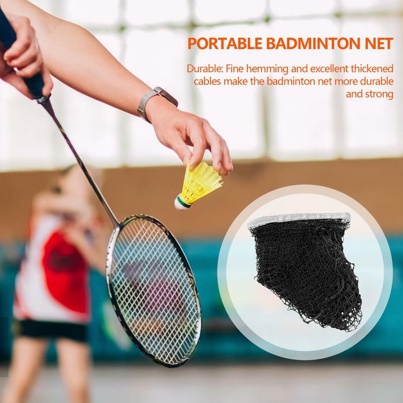 Badminton Nets Professional Badminton Net With Nylon Drawstrings And Strong Mesh Foldable Badminton Equipment Portable Tennis