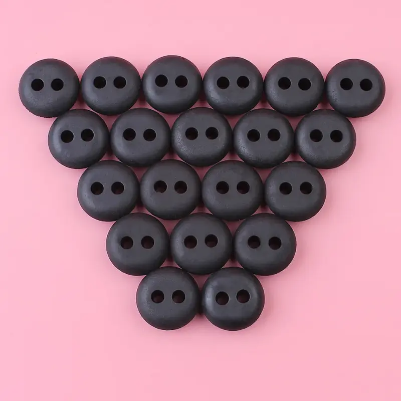 20 Pieces 2-hole Gas Rubber Gasket Oil Filter Assembly Rubber Plug Trimmer Accessories Lawn Mower Oil Pipe Rubber Plug