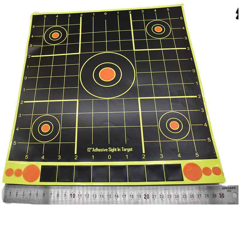 12inch 30CM Splash Target Sticker Paper 10pcs/pack Adhesive Reactivity Shoot Target Aim Paper for Gun / Rifle / Binders Pratice