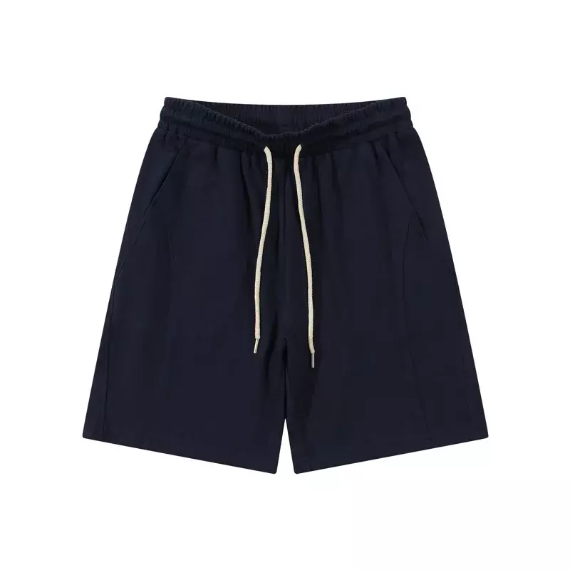 Pantalones cortos informales para hombre, Shorts deportivos Retro holgados de cinco puntos, novedad de verano