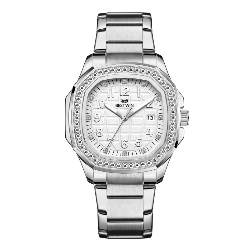 2023 골드 쿼츠 드레스 시계, 럭셔리 브랜드, 우아한 남성 여성 손목 시계, Relogio Feminino