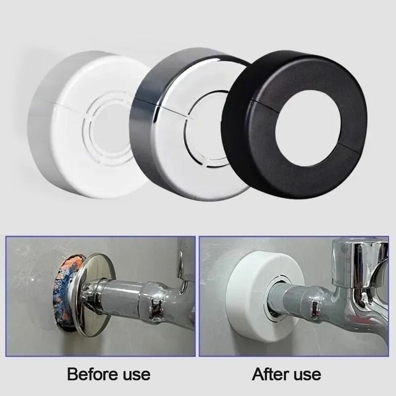 ABS Shower Faucet Cover Useful Wall Flange Adjustable Faucet Decorative Cover Plating Flange Cover Kitchen