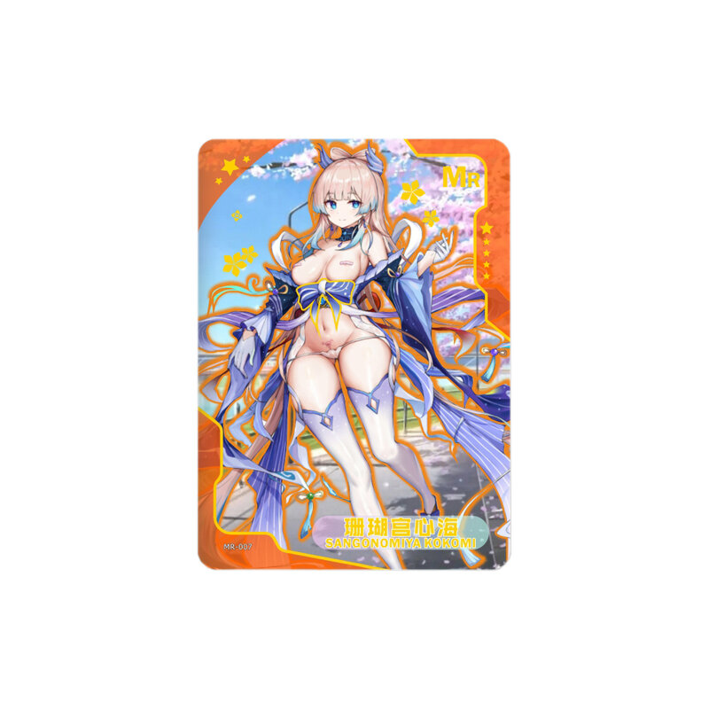 The latest Senpai Goddess One Bomb Card Girls Party Booster Box TCG Anime MR Rare Bikini Birthday Kids Toys Game Christmas Gift