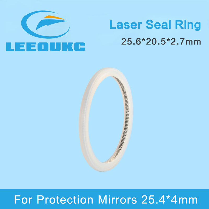 LEEOUKC Cincin Segel Laser untuk 37*7Mm 30*5Mm Jendela Pelindung 29.8 × 24.4 × 2.3Mm Segel Pegas Digunakan untuk Kepala Laser WSX KC15 NC30 SW20