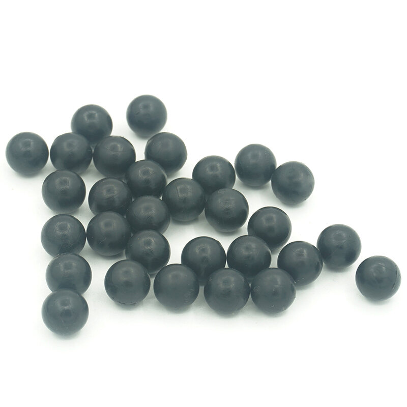 200 Rounds Solid Rubber 50 Cal Paintballs TR50 Ammo for Reusable .50 Caliber Hard Plastic Projects for Self Defense (only Ball)