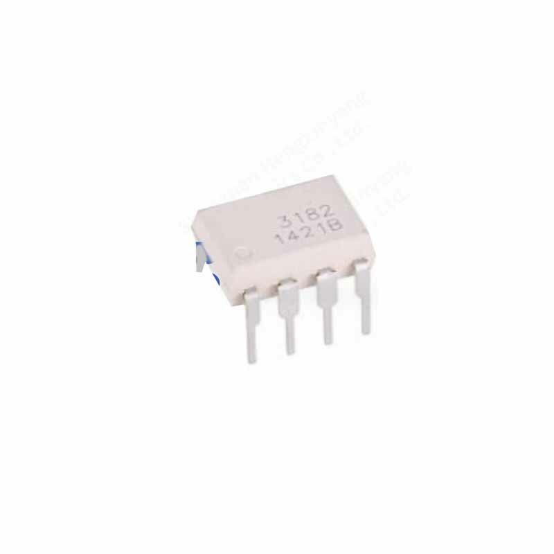 10PCSThe FOD3182 package DIP-8 optical isolator transistor high-speed optical coupler