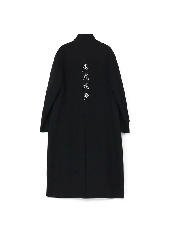 Abrigo de lana para hombre, chaqueta con bordado de sueño, remanente de tigre chino, yohji, yamamoto, Unisex