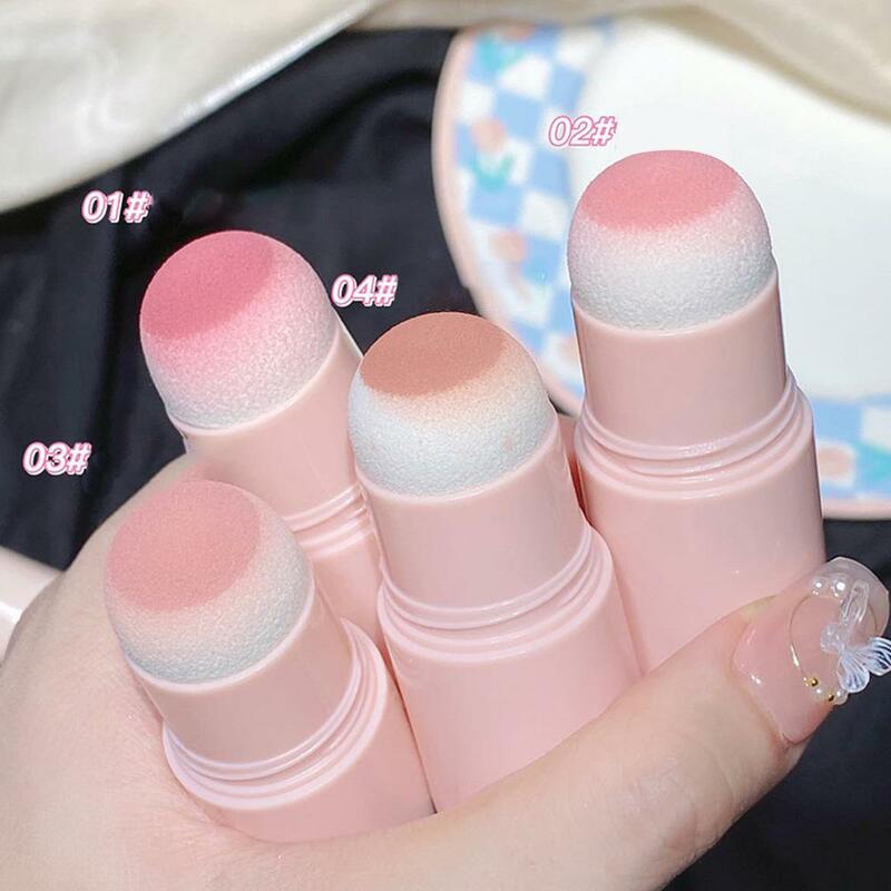 Double-ended Blush Stick Soft Face Brightening Contouring Cheek Shadow Makeup Peach Cosmetics coreano Pink Powder Tint Blush R0F6