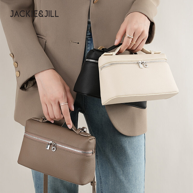 Cowhide Small Square Bag Women's Messenger Fashionable Purse Lady Shoulder Bag Genuine Leather Solid Phone Bag Soft