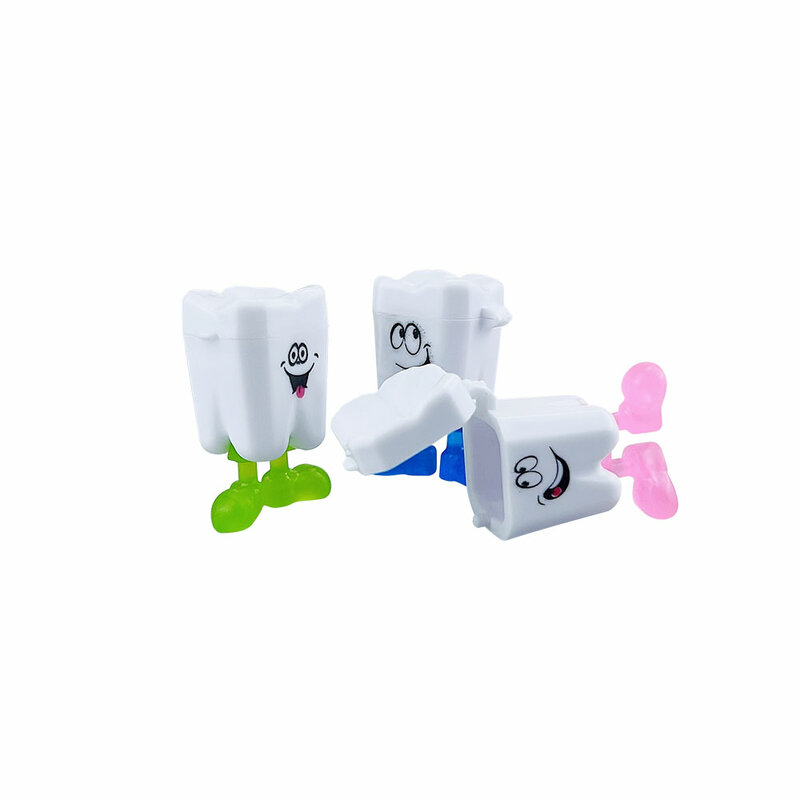 Caja de almacenamiento de dientes y dientes de bebé, bolsa de expresión de plástico, colección de Cox