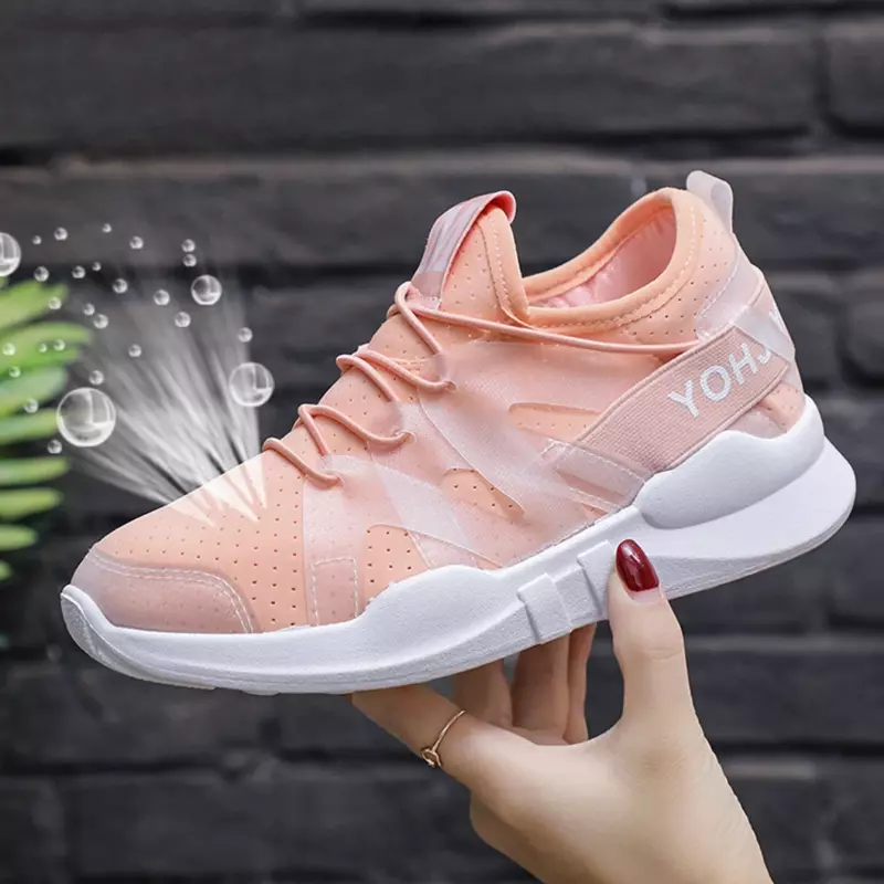Women Causal Sneakers Summer Shoes Woman Fashion Mesh Breathable Lace Up Sports Shoes for Women Platform Walking Designer Shoes