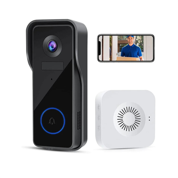 Perfect บ้านสมาร์ทกันน้ำ Visual Wireless Doorbell 2K Hd กล้อง