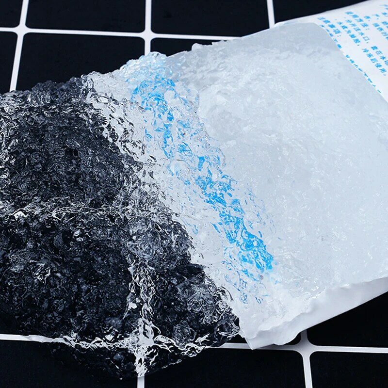 Bolsa de hielo reutilizable de 10 piezas, Enfriador de glaseado por inyección de agua, compresa fría para el dolor de bebidas, mantiene el Gel fresco seco