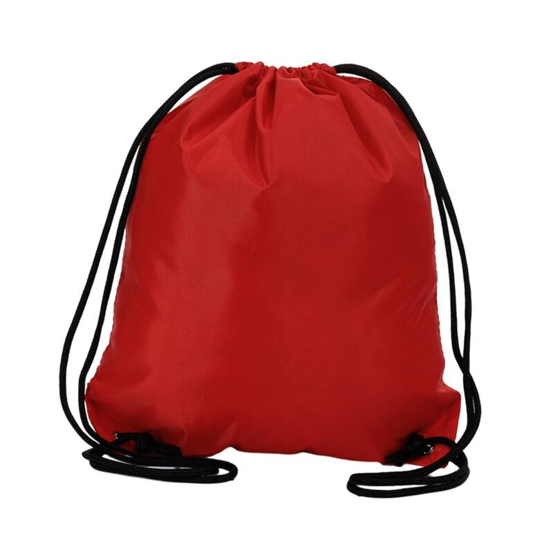 Mochila de cordão para esportes, saco de ginástica, saco cinch, grande pacote casual dia, cordão, mochila para adultos e crianças, natação
