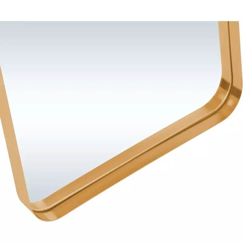 Lustro pełnej długości, cienka oprawka ze stopu aluminium lustro ścienne wiszące lub oparte o ścianę lustro duże prostokątne lustro