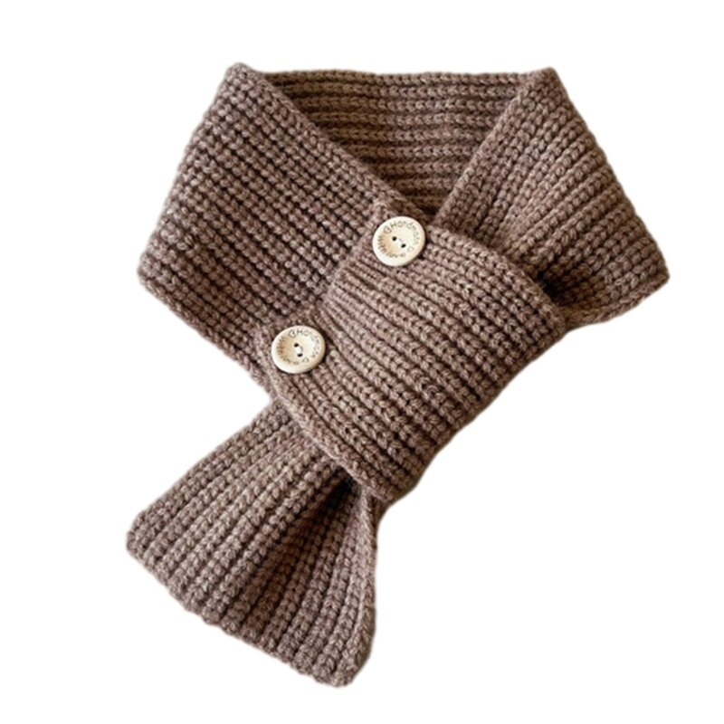 かわいいベビースカーフトレンディなニットベビースカーフソフト&暖かい子供スカーフ快適な着用スカーフ秋冬ギフト用