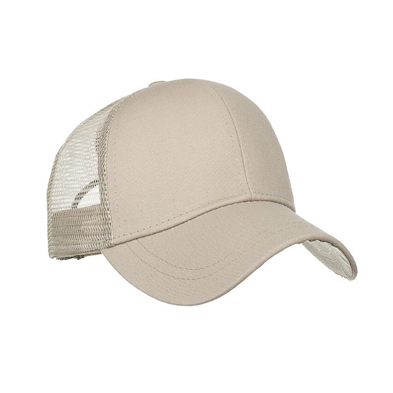 Unisex Adjustable Tie-dye Baseball Women Men Criss Ponytail Hat Sunshade Sun Protection Peaked