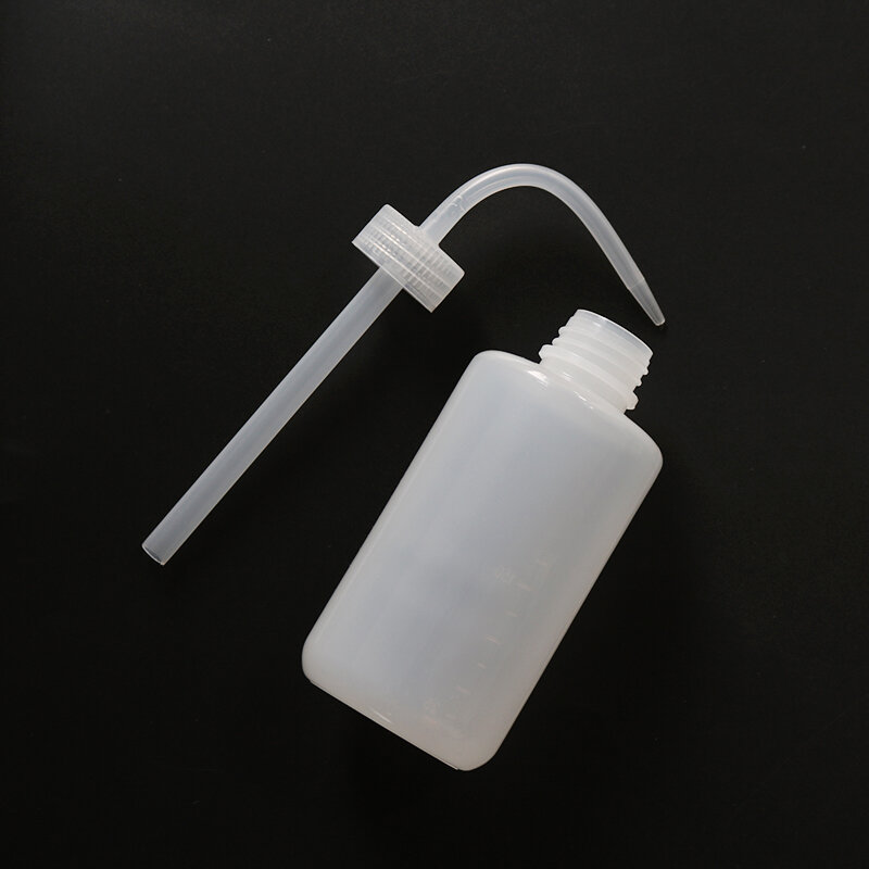 Office Laboratory Equipment Measuring Bottle Capacity Clean Transparent White Plastic Soap Liquid Squeeze Bottle 150/250/500ML