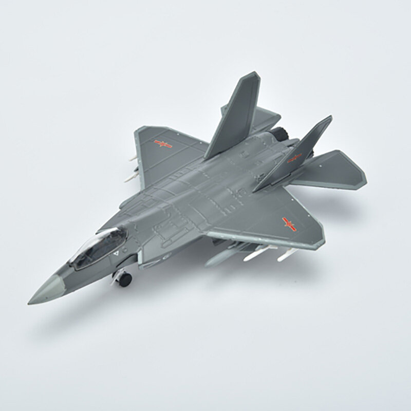 Diecast J-31 Militarized Combat Fighter Jet Alloy & Plastic Model 1:144 Scale Toy Gift Collection Simulation Display