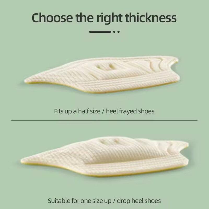 1 paio di solette cuscinetti per tallone leggeri per scarpe sportive adesivo posteriore di dimensioni regolabili piedini antiusura cuscino sottopiede tallone