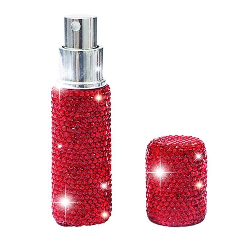 Garrafas cosméticas recarregáveis ​​do pulverizador que Bling frasco perfumes vidro do 10ml 918D
