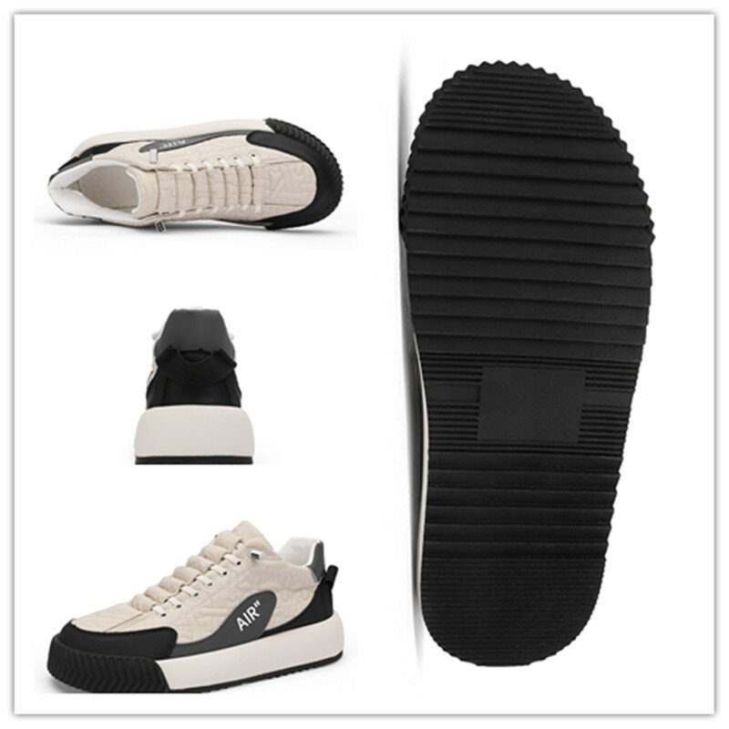 KLYWOO Retro Vintage รองเท้าผ้าใบผู้ชาย Hip Hop Casual Mens รองเท้าเทนนิส Luxury รองเท้าวิ่ง Clunky รองเท้าผ้าใบคลาสสิก Punk Streetwear