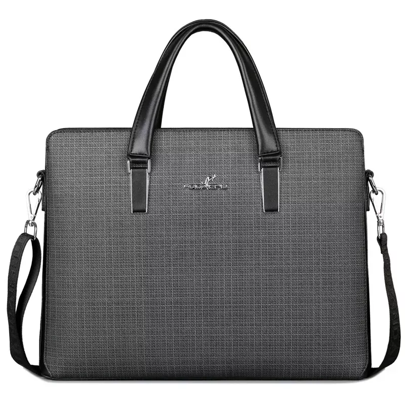 Biznesowa męska torebka biurowa męska teczka Executive duża luksusowa torba na laptopa dla mężczyzny 2024 ramię Messenger Designer