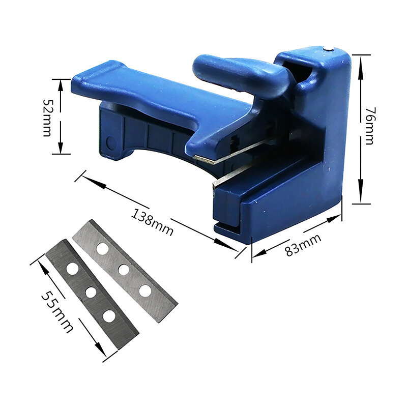 Woodworking PVC Edge Banding End Trimmer Manual Hand Cutting Tools Paper Cutter Furniture Making Finishing Machine