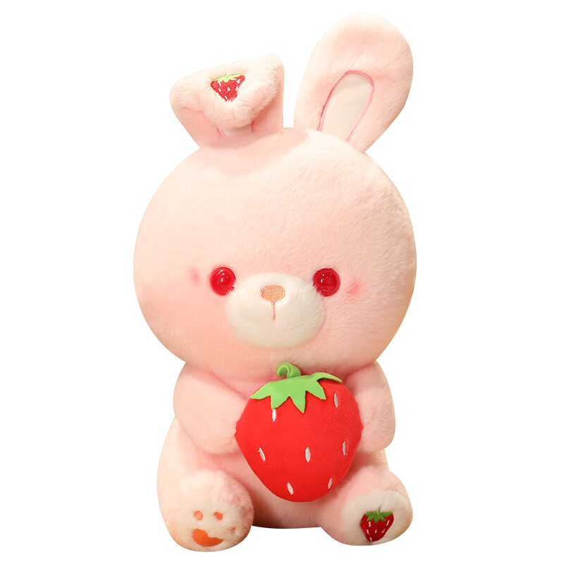 Oreiller en peluche Harvey Rabbit Kawaii pour filles, poupées lapin roses, coussin animal doux, cadeaux d'anniversaire et de Noël pour enfants, nouveau, 28 cm, 40 cm, 50cm