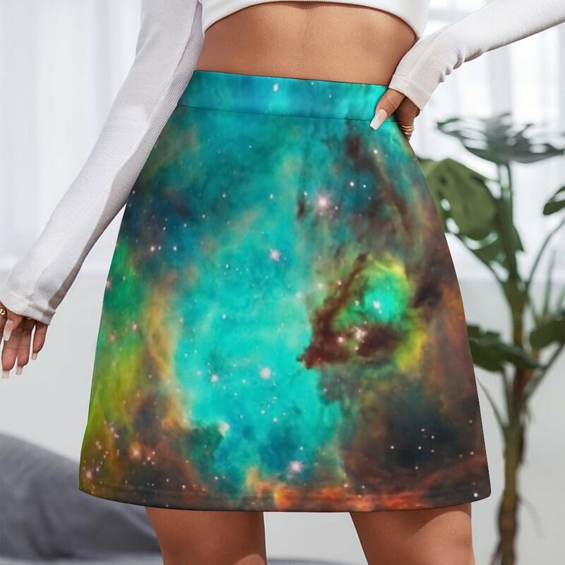 Mini jupe kawaii Galaxy, hippocampe, grand nuage de magellan, tarentule, nébuleuse, vêtements neufs