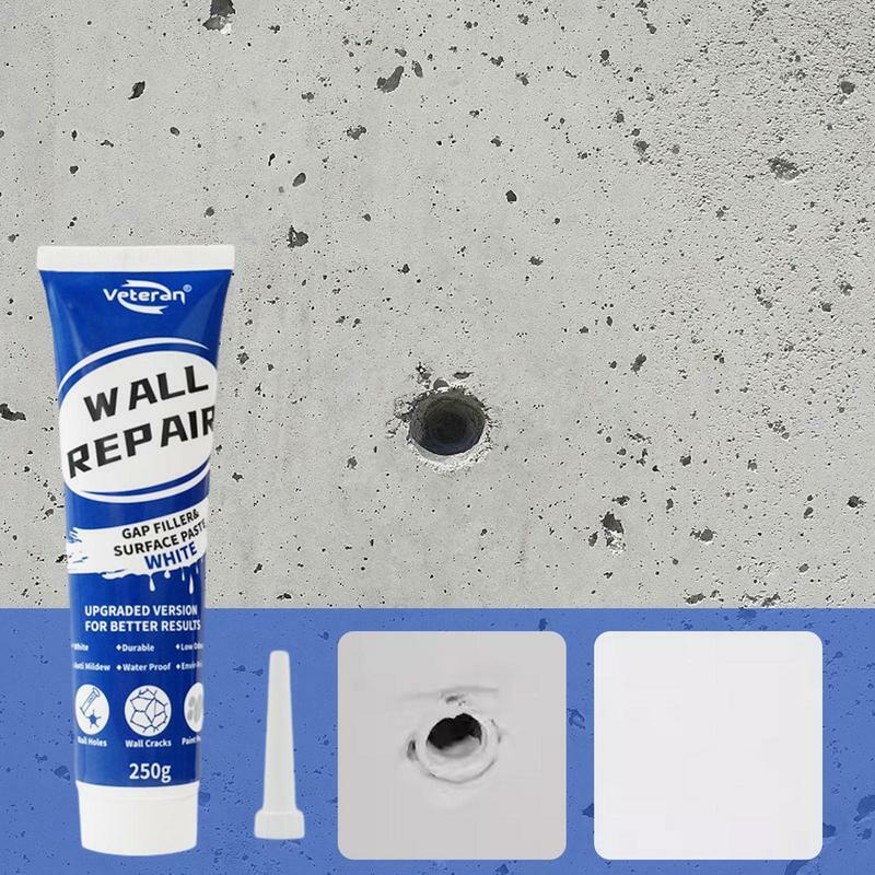 Eficaz Wall Putty Hole Repair, Remendo Agente, Creme, Restaurar para Buracos, Furos de Prego, Spackle