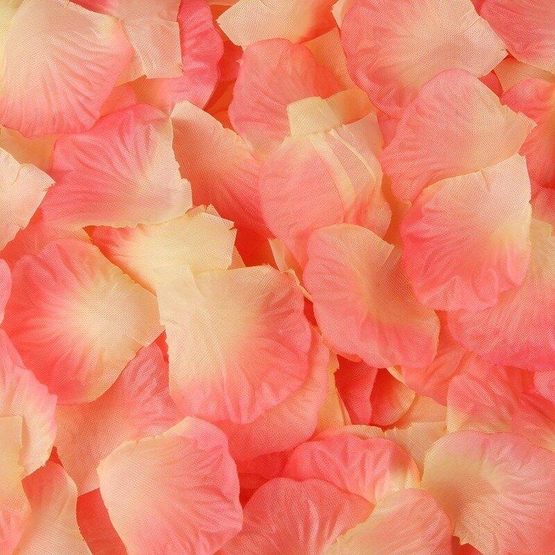 100piece/lot 5*5cm Artificial Flowers Simulation Rose Petals Decorations Wedding Marriage Room Rose Flower
