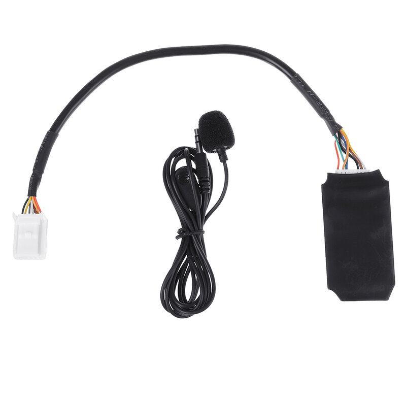 Adapter Radio samochodowe Bluetooth przewód Aux mikrofon muzyka bezprzewodowe interfejs Disc Box dla Toyota Reiz/Camry/Corolla