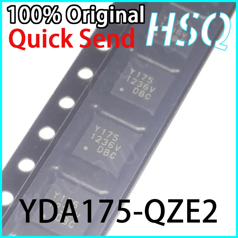Chip de processamento de áudio, novo original, YDA175-QZE2 Y175 SMT QFN-48, 5pcs
