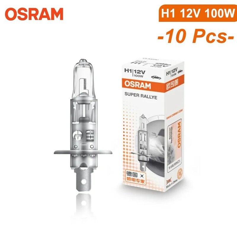 Osram Originele Koplamp Classic H1 H4 H3 H7 12V 55W 60W 100W Auto Wit Licht Mistlamp Auto Halogeenlamp Oem Kwaliteit (10 Stuks)