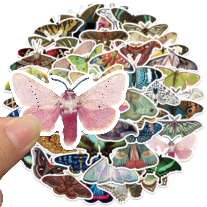 50PCS Dark Mysterious Ghost Magic Witch Moth Scrapbook Stickers DIY Diary Laptop Luggage Skateboard Graffiti Decal Classic Toys