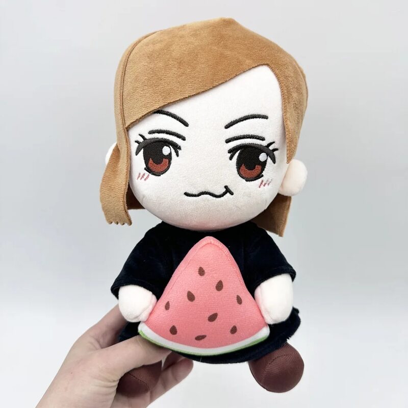 Anime Jujutsu Kaisen Kugisaki Nobara Plush Dolls Cute Watermelon Sitting Taito Plush Game Enthusiasts Collect Gifts