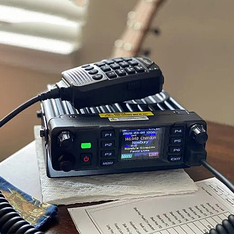 Anytone-AT-D578UV PRO DMR e estação de rádio analógica, 50W, VHF, UHF, GPS, APRS, Bluetooth, Walkie Talkie, DMR Car Radio Communicator