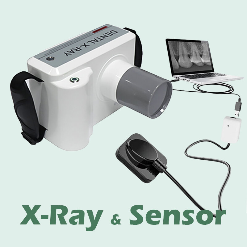 Unidad de rayos X Dental de alta frecuencia, pantalla táctil Digital portátil, máquina de rayos X con proveedor de sensores