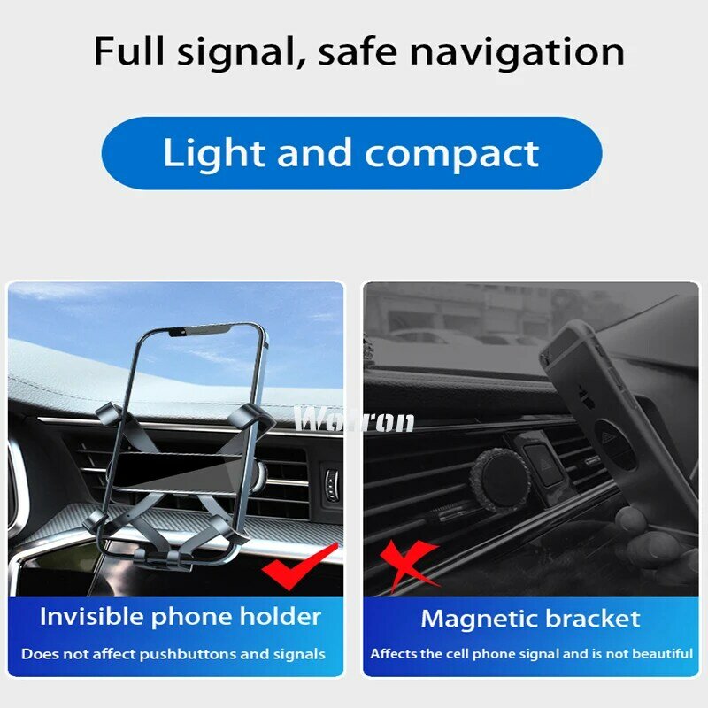 Soporte de teléfono móvil para coche, soportes de ventilación de aire, navegación GPS, especial, para Audi Q3 8U F3B 8UG 8UB 2013-2022, accesorios