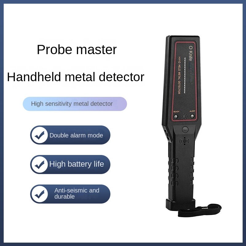 Detector de Metales de mano de alta sensibilidad, GC1002, Detector de metales, Detector de seguridad