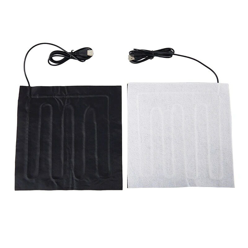 Riscaldatore in fibra USB 5V giacca riscaldata elettrica in carbonio cuscino morbido gilet invernale riscaldamento vestiti più caldi Pad tenere al caldo per tappetino per Mouse