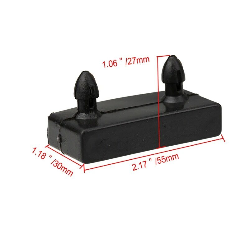 10/20Pcs Plastic Bed Replacement 2 Sizes Sofa Bed Slat Black Centre End Caps Holders Inner Rubber Sleeve Furniture Accessories