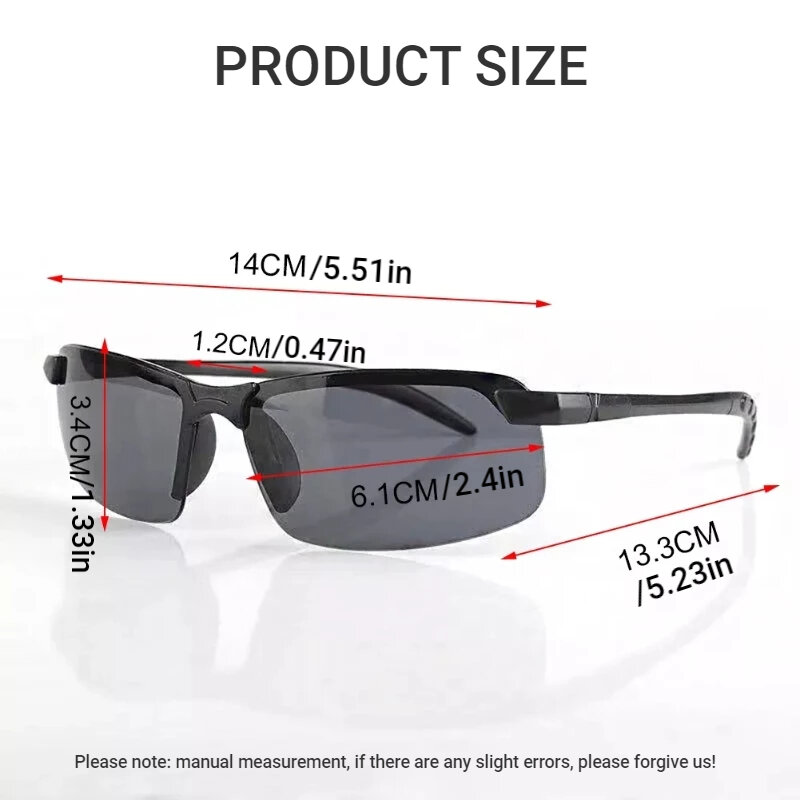 FG-Óculos de visão noturna masculinos, armação para PC amarela, óculos de sol ao ar livre, alça noturna, gafas antireflexo, condução