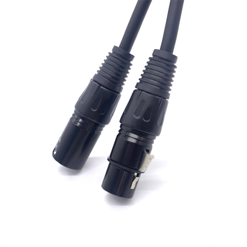 10 sztuk/partia 1 metr długości 3-pin połączenie sygnału kabel DMX na etapie światła sceniczne akcesoria 1 m kable dmx