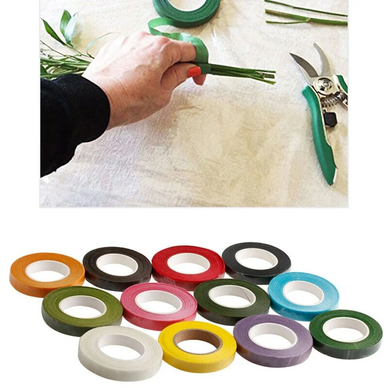 White Out Tape Adhesive Packing Tape for Bouquet Stem Florist Tape