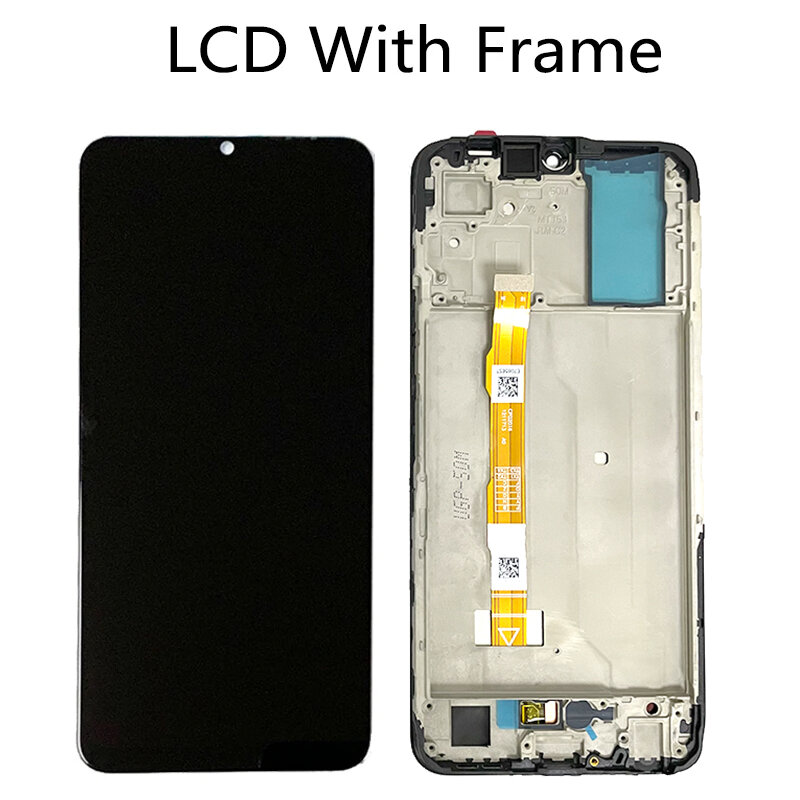 LCD 6.51 "10 Titik Asli untuk VIVO Y21S V2110 Layar Tampilan + Panel Sentuh Digitizer untuk VIVO Y21 V2111 LCD dengan Rakitan Bingkai