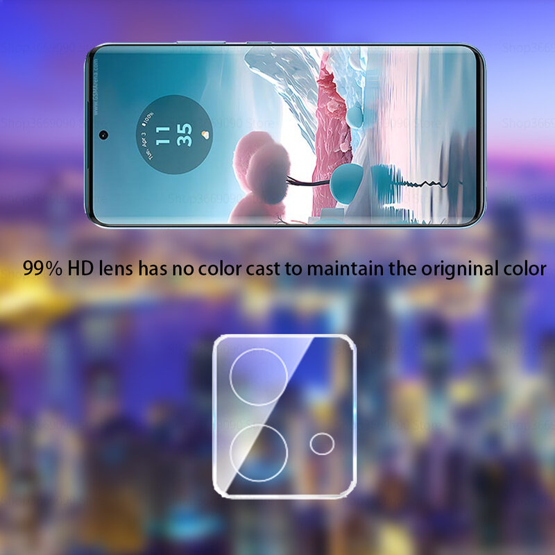 3D gebogenes gehärtetes Glas Kamera objektiv Schutzhülle für Motorola Edge 40 Neo 40neo edge40neo 5g hintere Objektiv abdeckung 6.55 ''XT2307-1