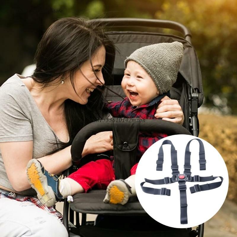 사용하기 쉬운 아기 유모차 안전 벨트 여행 친화적인 아기 유모차 보안 벨트는 유아를 위한 편안한 승차감을 보장합니다.