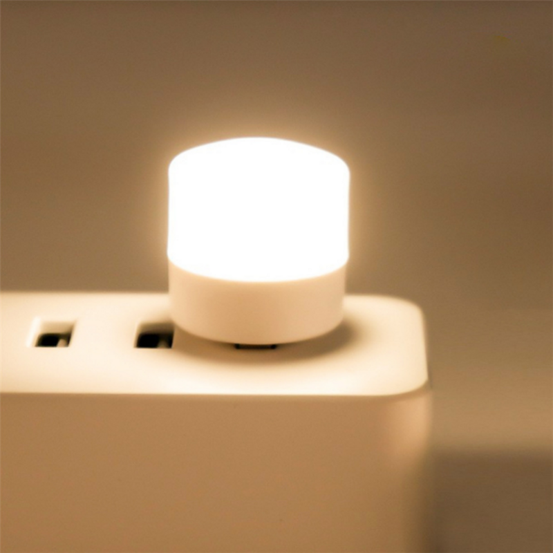 USB Cắm Đèn Nhỏ Mini Sách Đèn Đèn Ngủ LED Máy Tính Di Động Sạc Điện LED Bảo Vệ Mắt Vuông Đọc Sách